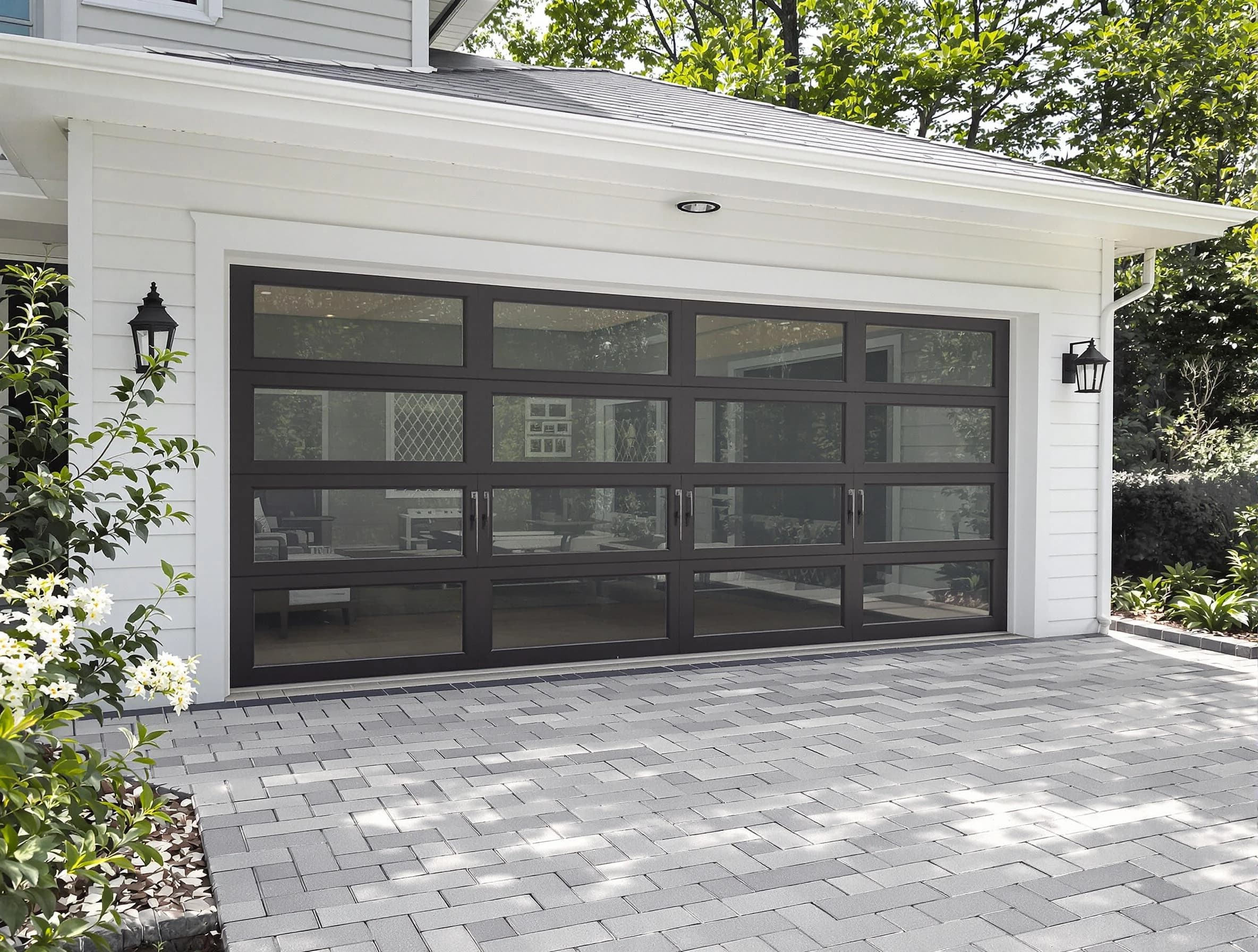 Dacono Garage Door Repair design specialist presenting custom garage door options to Dacono homeowner