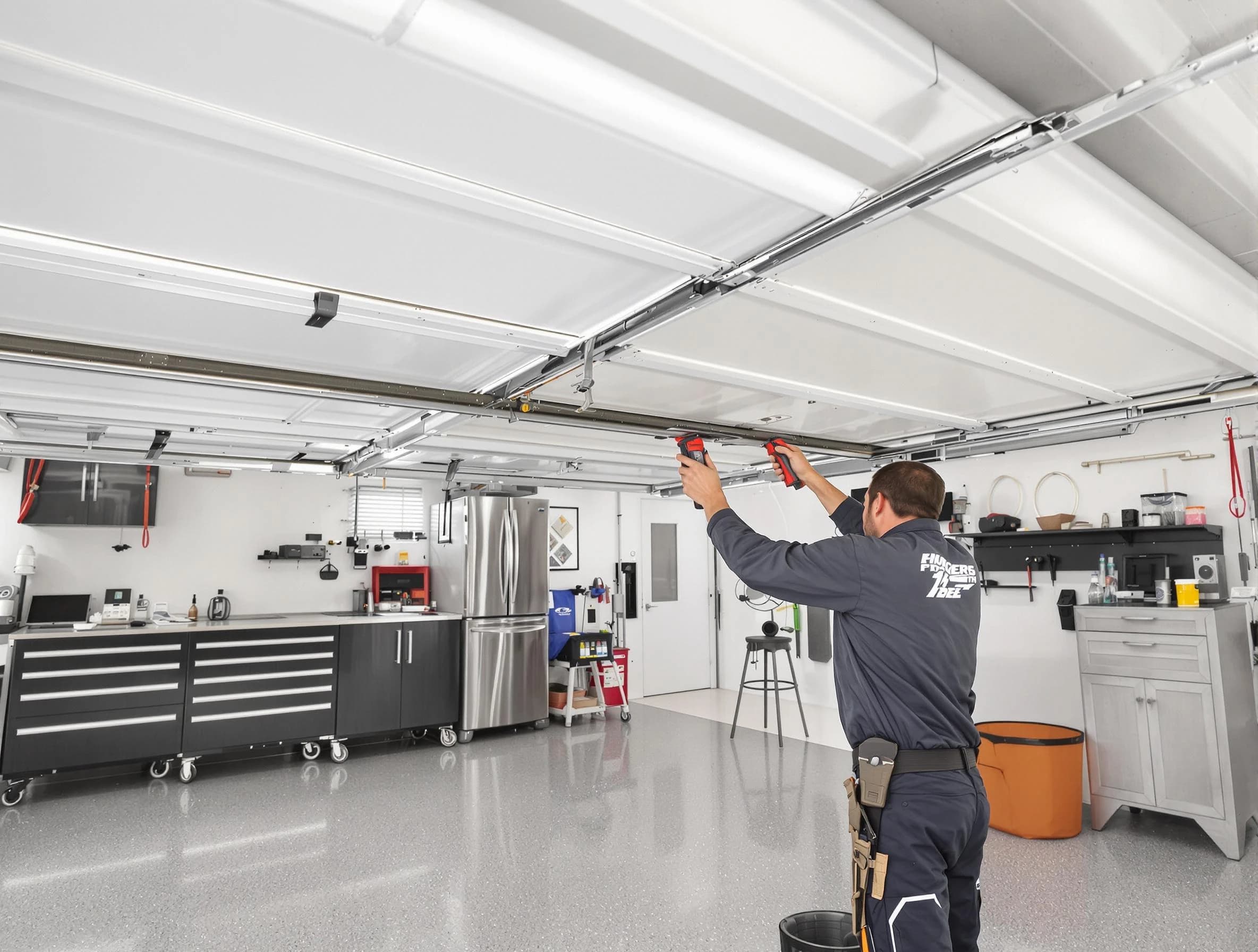 Overhead garage door repair service by Dacono Garage Door Repair in Dacono