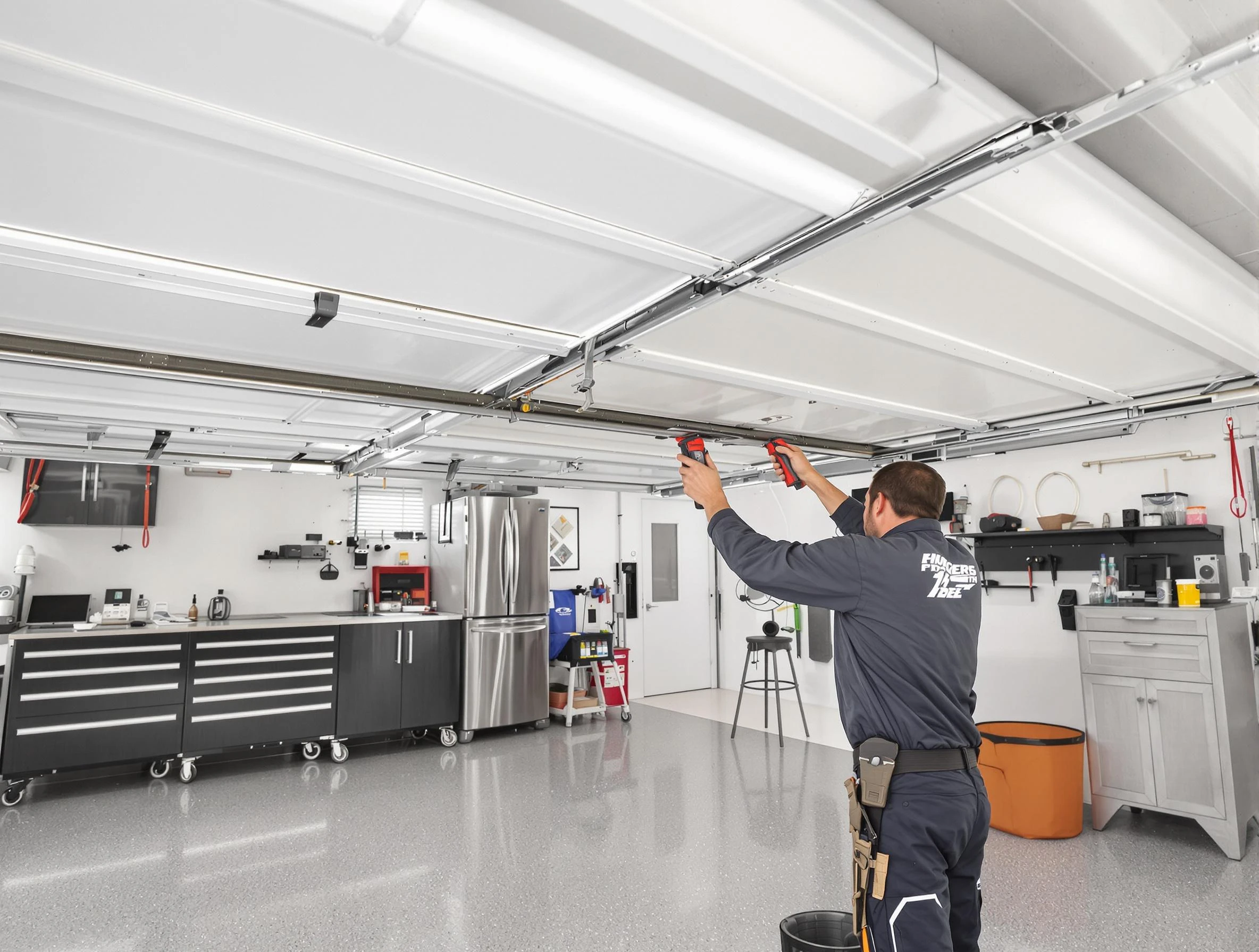Overhead garage door repair service by Dacono Garage Door Repair in Dacono